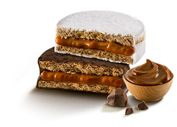 Pampa Direct Havanna Alfajor Milk Chocolate and Italian Meringue Merengue with Dulce de Leche (mixed box of 12)