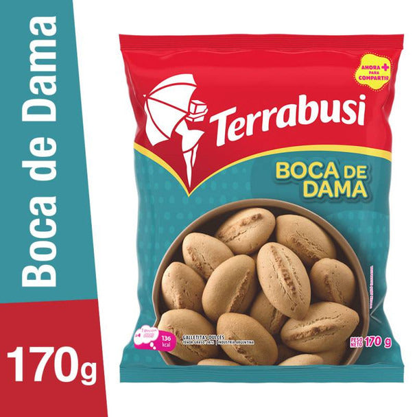 Pampa Direct Galletitas Boca de Dama Sweet Classic Argentinian Cookies, 170 g / 6 oz (pack of 3)