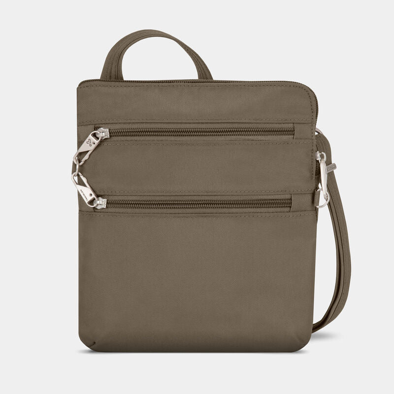 Travelon Anti-Theft Classic Slim Double Zip Crossbody