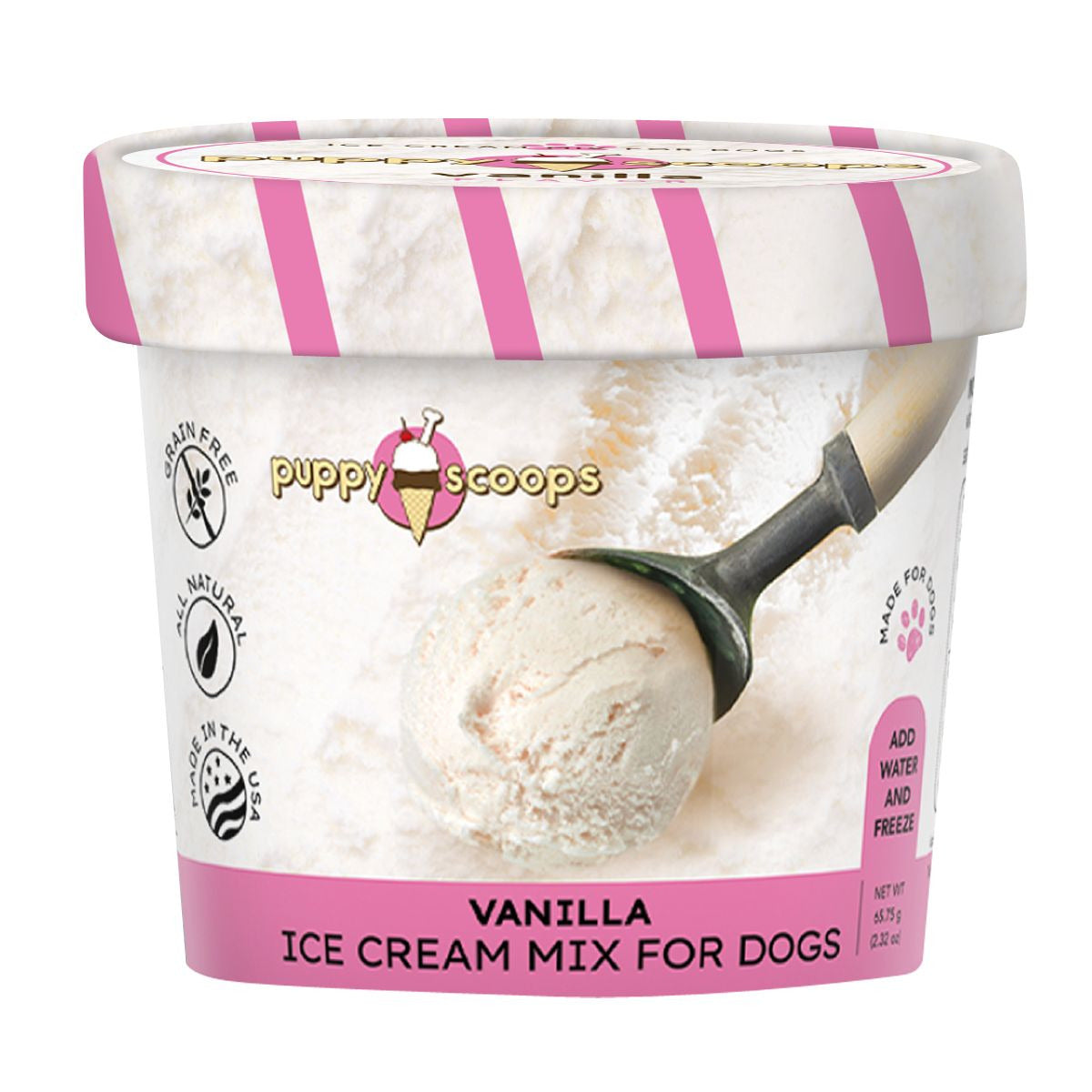 Puppy Cake Puppy Scoops Ice Cream Mix - Vanilla, Cup Size, 2.32 oz