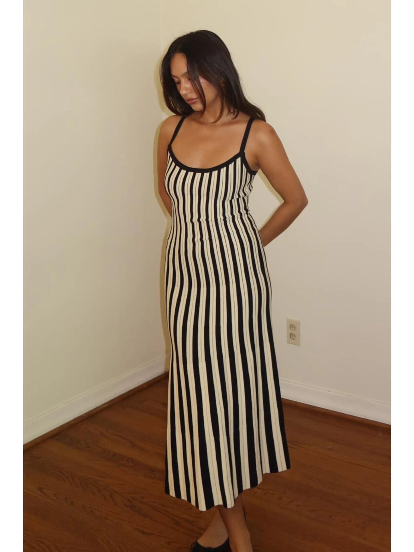 Ruby & Jenna Women's Knit Midi Dress