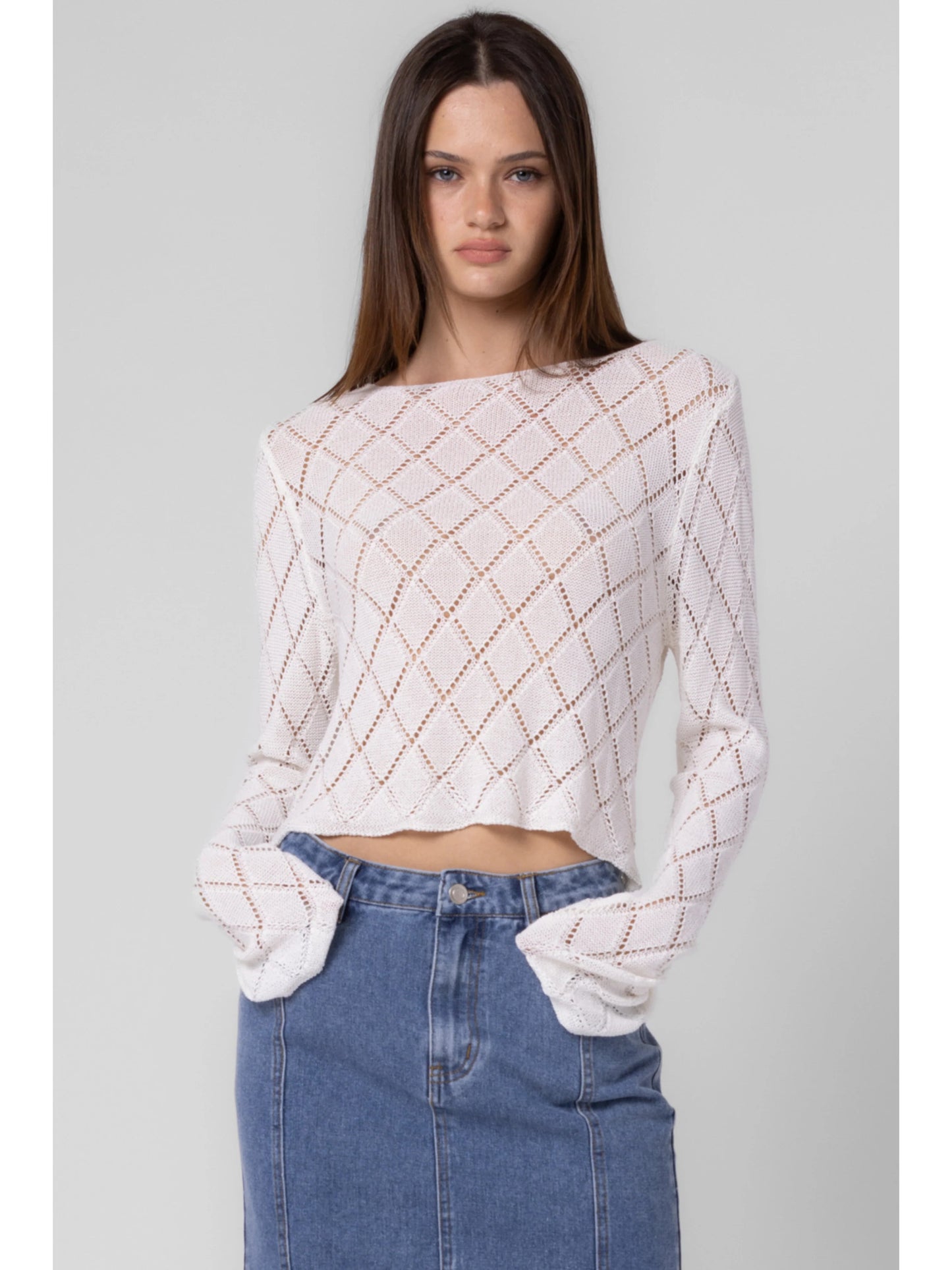 Ruby & Jenna Women's Boat Neck Sweater