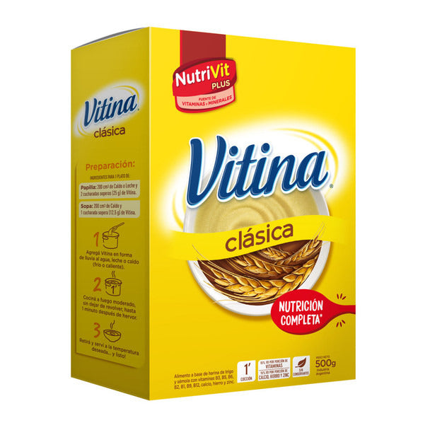 Pampa Direct Vitina Nutri-Vit Plus Wheat and Semoline with Vitamins Wheat Meal, 500 g / 1.1 lb