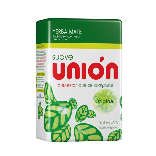 Pampa Direct Unión Yerba Mate Suave Original, 1 kg / 2.2 lb