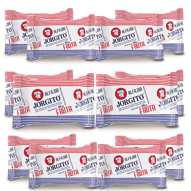 Pampa Direct Alfajor Jorgito Quince Jelly w/ Sugar Coating, 50 g / 1.7 oz (pack of 12)
