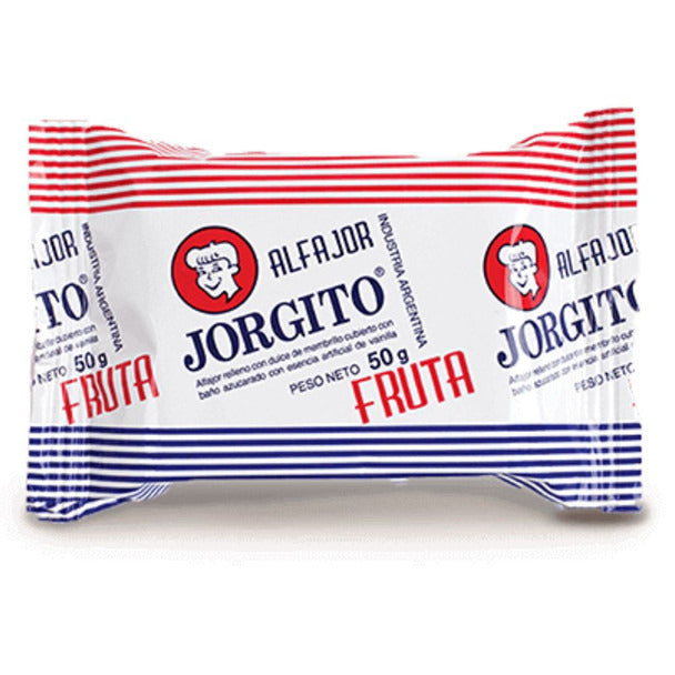 Pampa Direct Alfajor Jorgito Quince Jelly w/ Sugar Coating, 50 g / 1.7 oz (pack of 12)