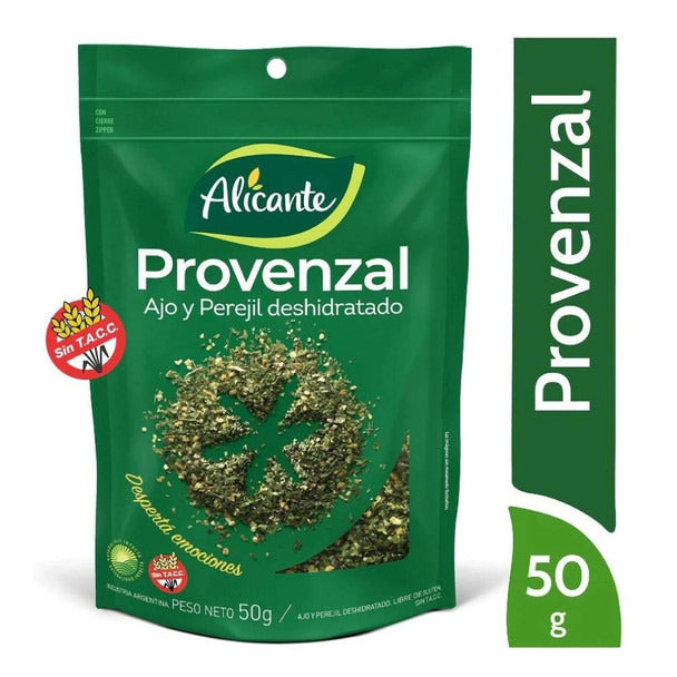 Pampa Direct Alicante Provenzal Provenzal Spice Garlic & Parsley, 50 g / 1.76 oz zipper pouch (pack of 3)