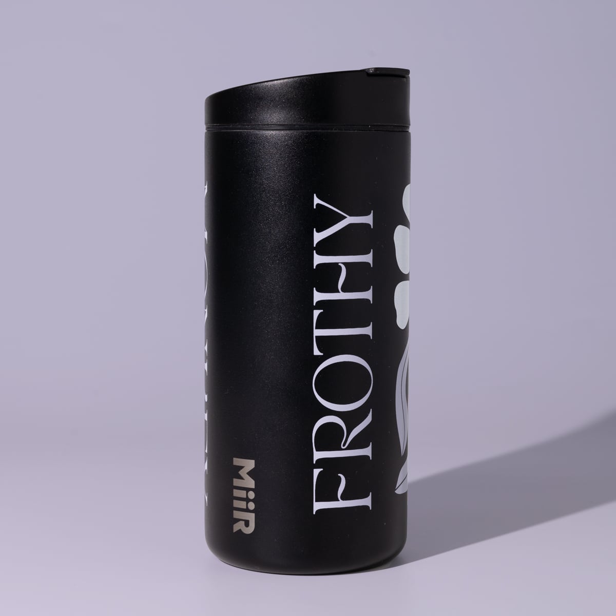 Frothy Monkey 12oz Frothy Monkey Travel Tumbler ( Black )
