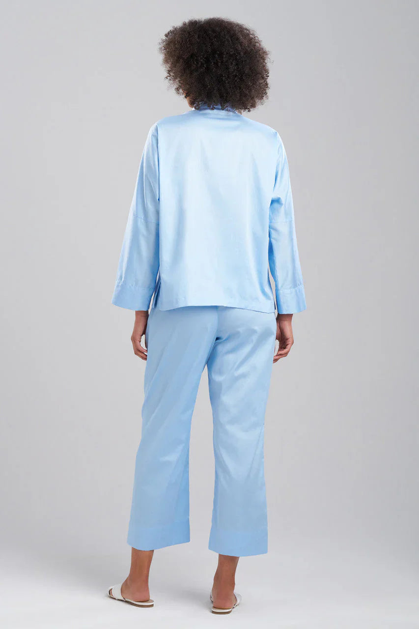 NATORI Cotton Sateen Essentials Mandarin PJ