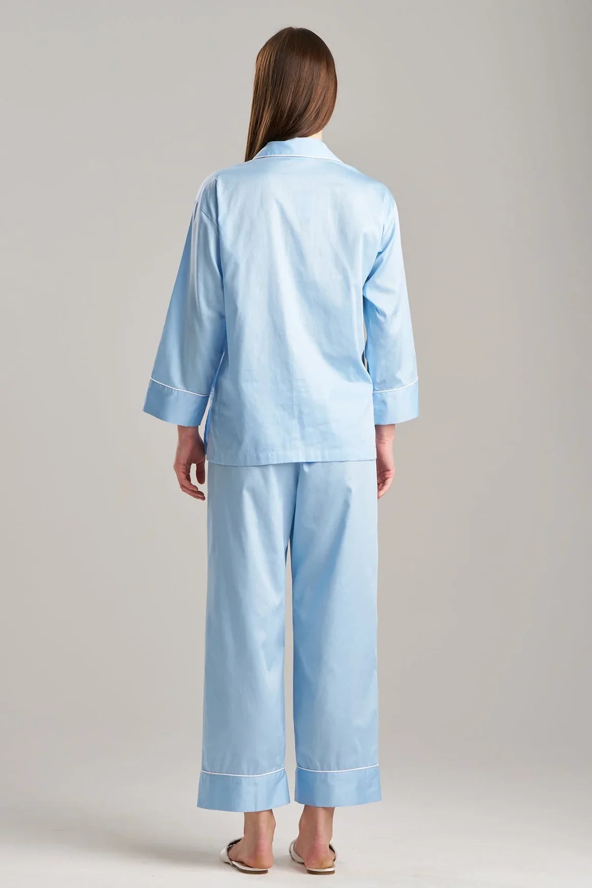 NATORI Cotton Sateen Essentials Notch PJ