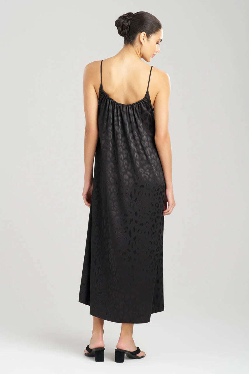 NATORI Decadence Tie Front Slip Dress