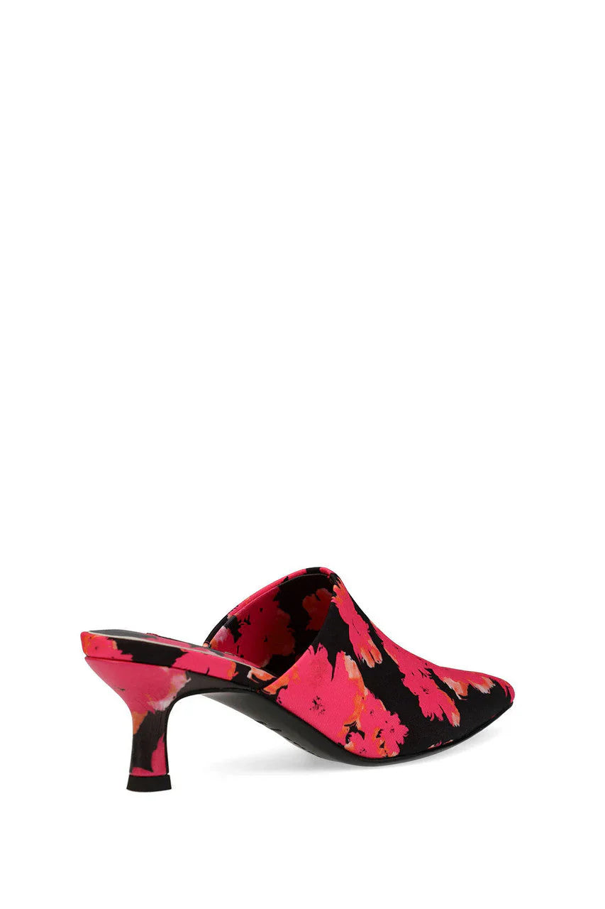 Natori Ine Suede Mule Heel - Pink/Orange
