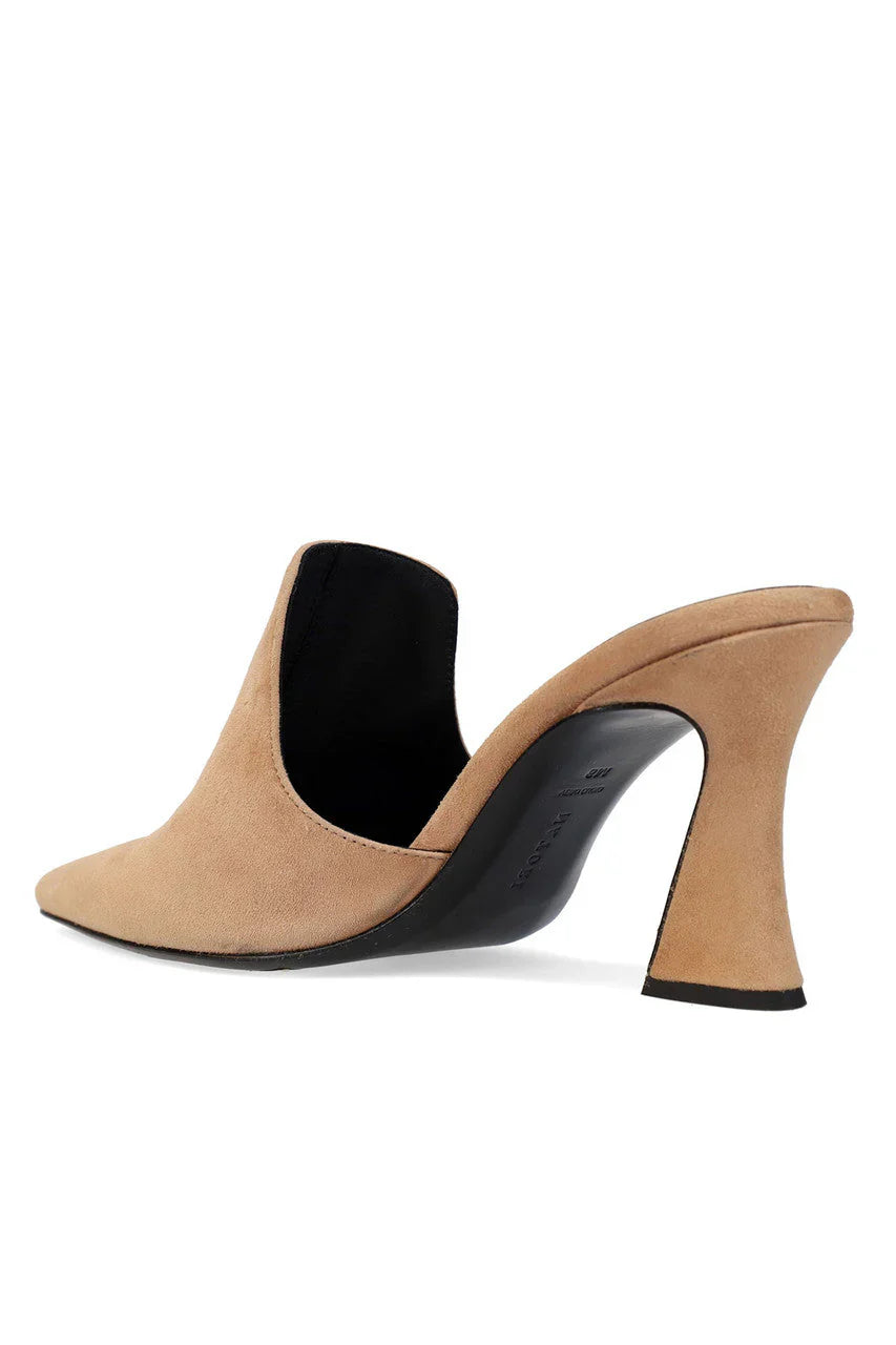 Natori Minh Suede Heel Mule - Doe