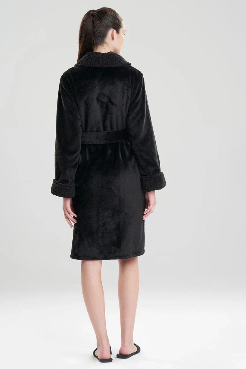 NATORI Plush Sherpa Cozy Robe