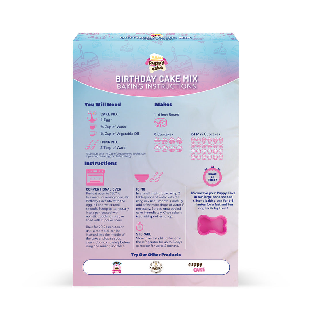 Puppy Cake Puppy Cake Mix - Birthday Cake Flavored with Pupfetti Sprinkles