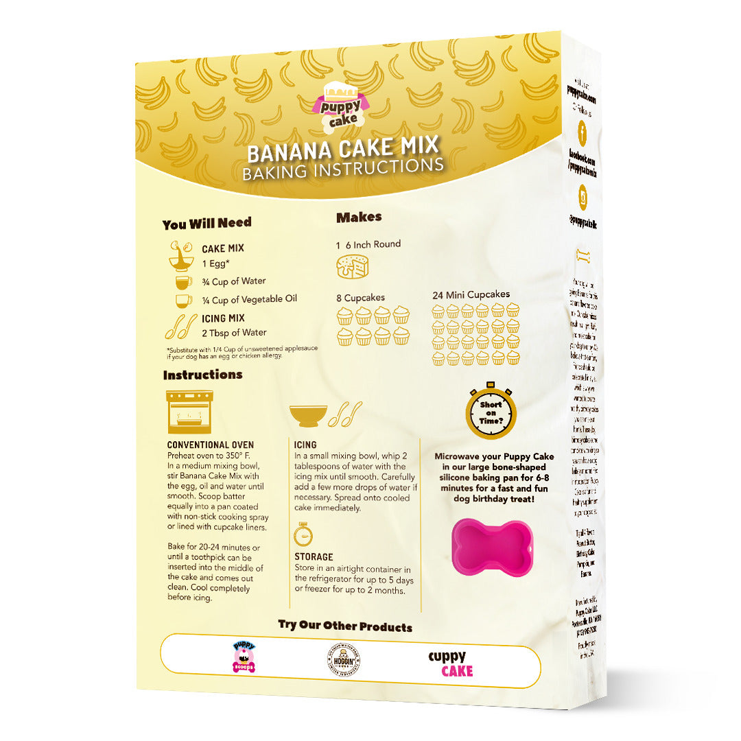 Puppy Cake Puppy Cake Mix - Banana