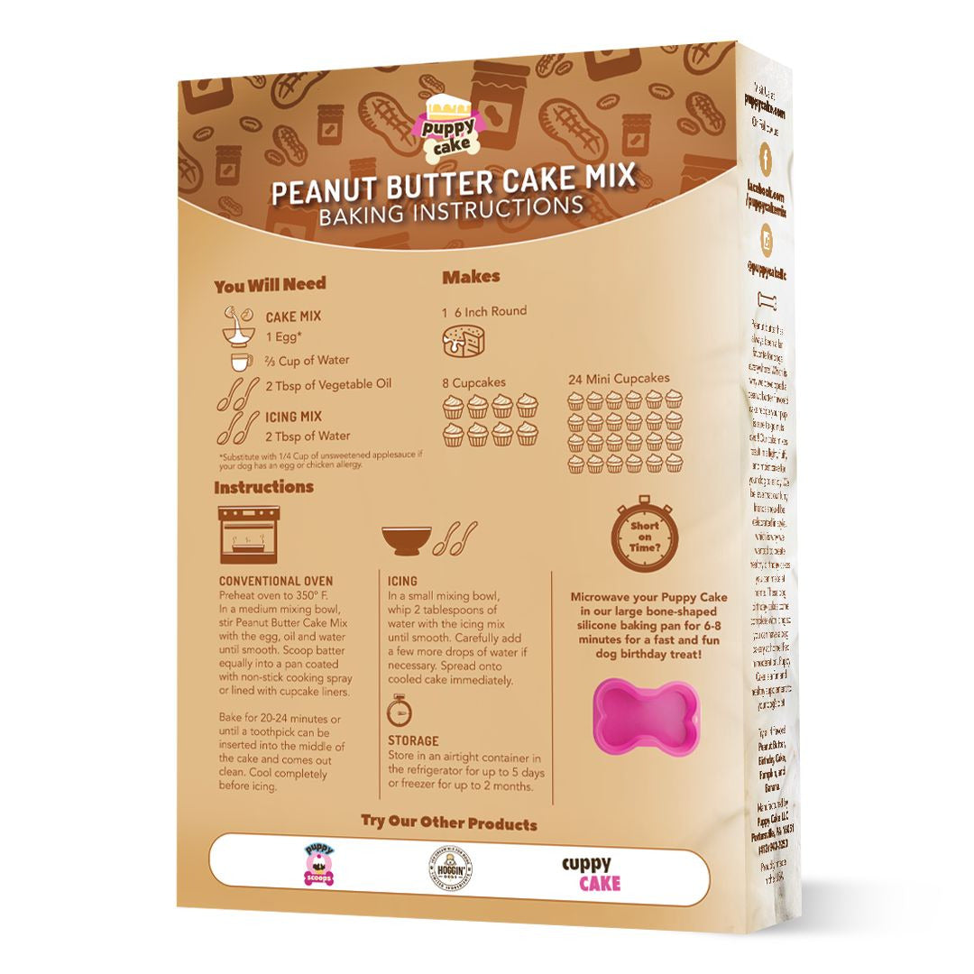 Puppy Cake Puppy Cake Mix - Peanut Butter (wheat-free)