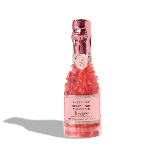Sugarfina Strawberry Champagne Bears Gummy - Celebration Bottle