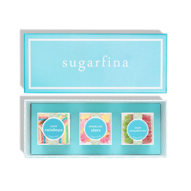 Sugarfina Sour Candy 3 Piece Candy Bento Box