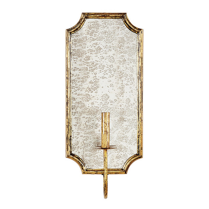 Ballard Designs Cora 1-Light Antique Mirror Sconce - Cora 1-Light Antique Mirror Sconce
