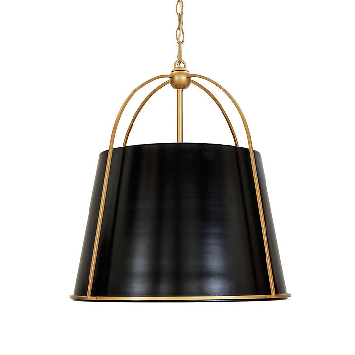 Ballard Designs Adelaide Caged Pendant Black