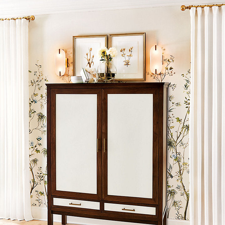 Ballard Designs Rose 2-Light Alabaster Sconce