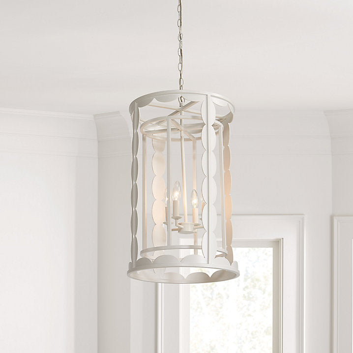 Ballard Designs Ellison Scalloped 4-Light Pendant