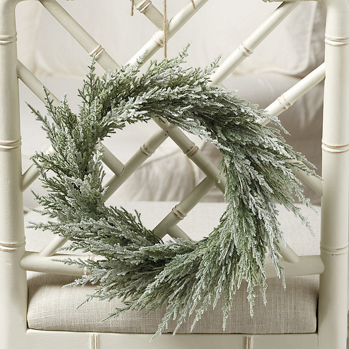 Ballard Designs Wintry Cedar Petite Wreath