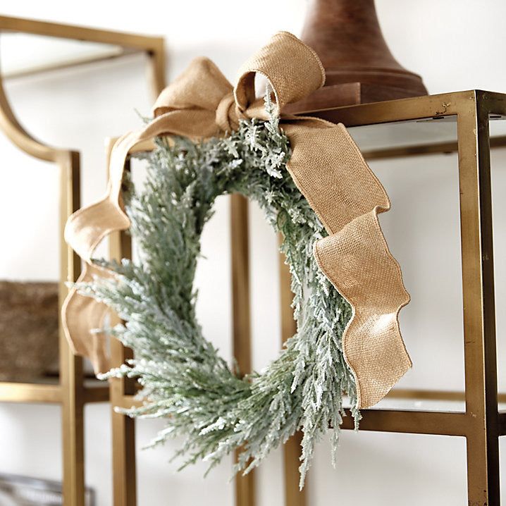 Ballard Designs Wintry Cedar Petite Wreath