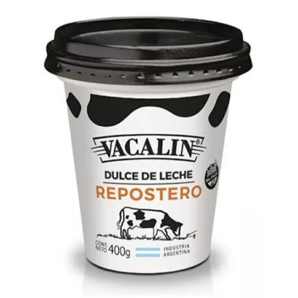 Pampa Direct Vacalin Dulce de Leche Repostero Confectioner's Thicker Milk Confiture for Bakeries, Cakes and Pastry, 400 g / 14.1 oz
