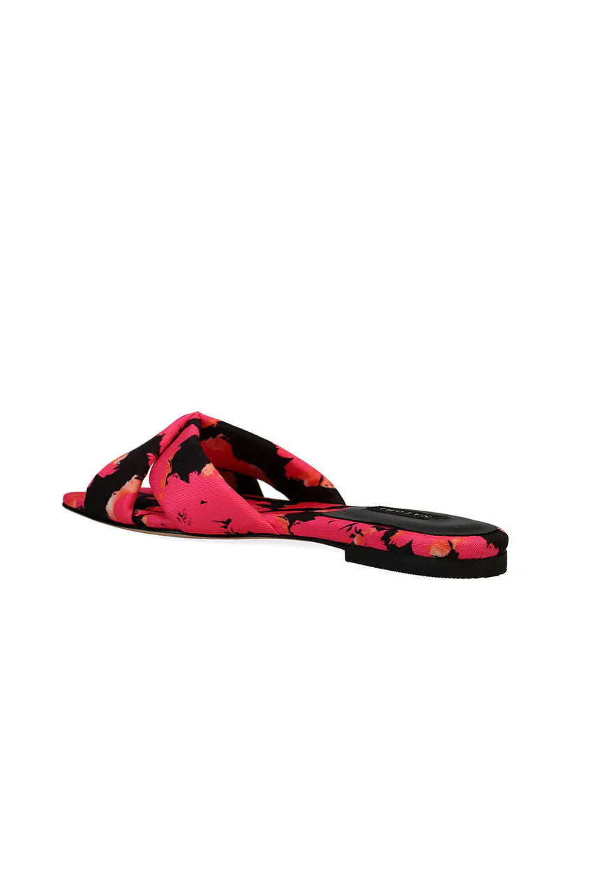 Natori Vitta Taichou Slide Sandals - pink/orange