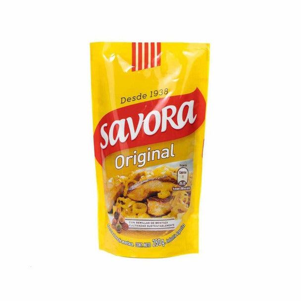 Pampa Direct Savora Classic Yellow Mustard in Pouch, 250 g / 8.81 oz pouch