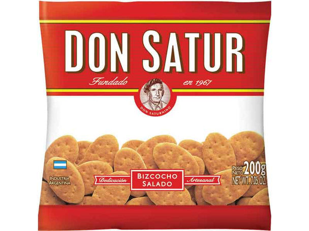 Pampa Direct Don Satur Classic Biscuits Bizcochos, 200 g / 7.1 oz (pack of 3)