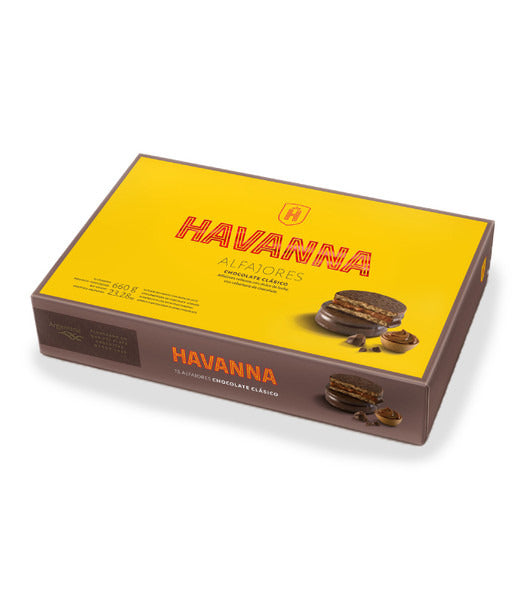 Pampa Direct Havanna Alfajor Milk Chocolate Dulce de Leche (box of 12)