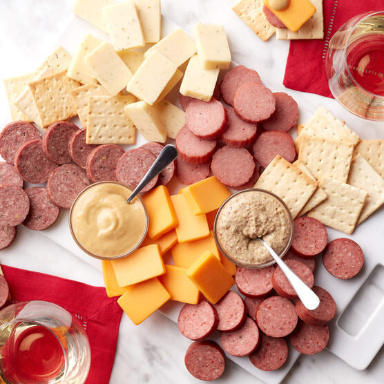 Hickory Farms Hearty Bites & Chardonnay Gift Set