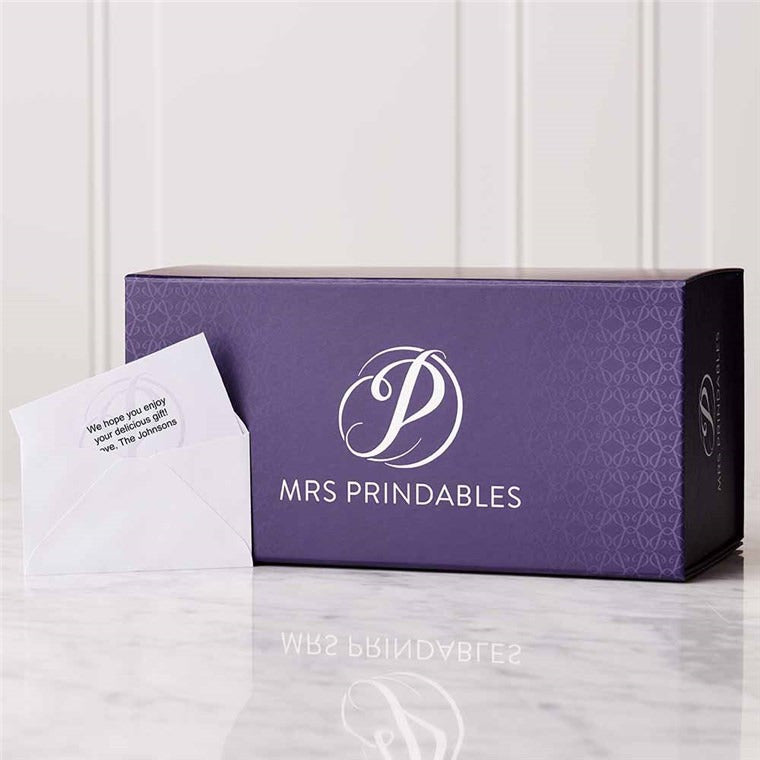 Mrs Prindables Milk Chocolate Walnut Pecan Purple Peony Jumbo Caramel Apple