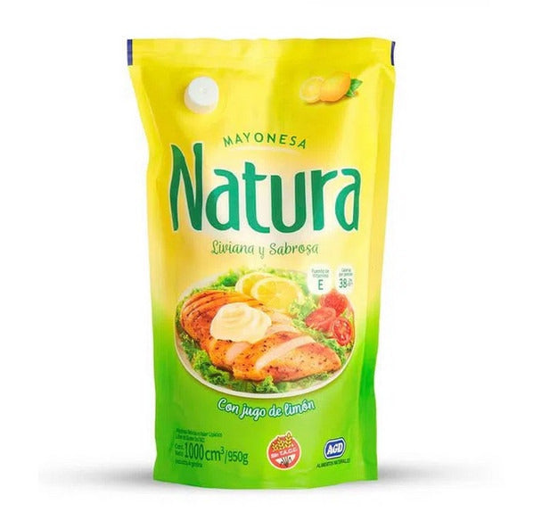Pampa Direct Natura Mayonesa con Jugo de Limón Classic Mayonnaise in Pouch, 950 g / 33.5 oz