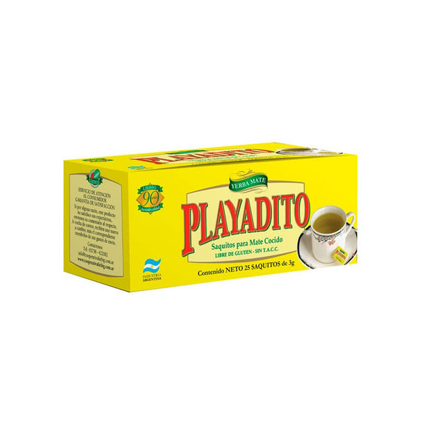 Pampa Direct Playadito Mate Cocido Yerba Mate In Bags (box of 25 bags)