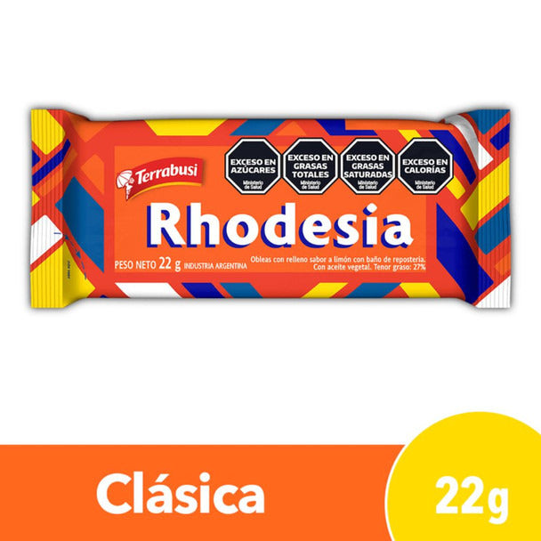 Pampa Direct Rhodesia Chocolate Coated Cookie With Lemon Cream Filling, 36 cookies x 22 g / 0.78 oz family box