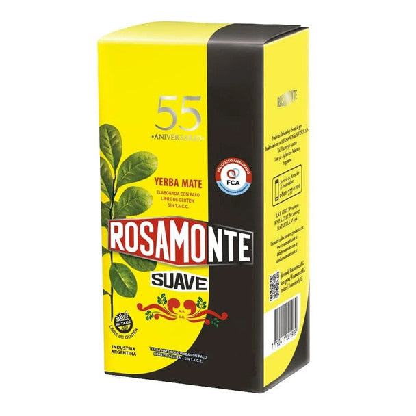 Pampa Direct Rosamonte Yerba Mate Mild Suave - Plus Envase Aluminizado (500 g / 1.1 lb)