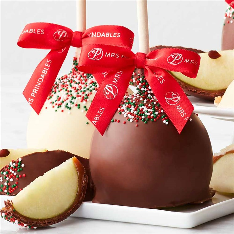 Mrs Prindables Santa’s Sleigh Caramel Apple Gift Set