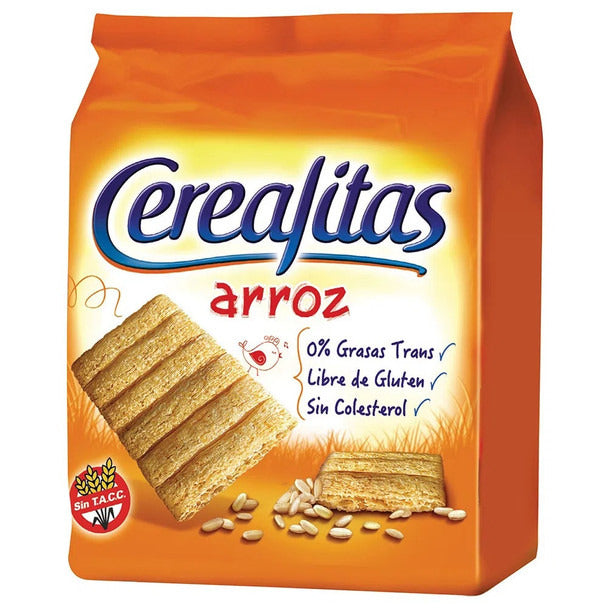 Pampa Direct Cerealitas Arroz Puffed Rice Cookies Very Light Gluten-Free, 160 g / 5.6 oz