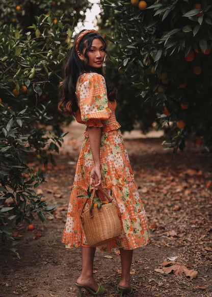 JessaKae Women's Orange Blossom Dress