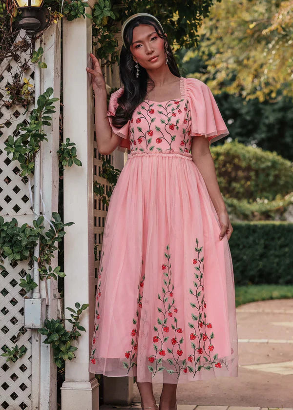 JessaKae Women's Berry Garden Dress