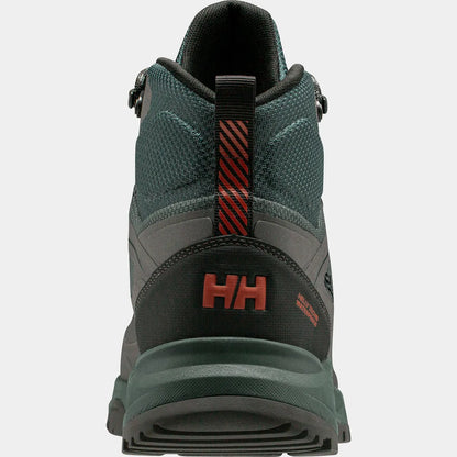 Helly Hansen Men's Cascade HELLY TECH Waterproof Mid Cut Hiking Boots - 495 DARKEST SPR