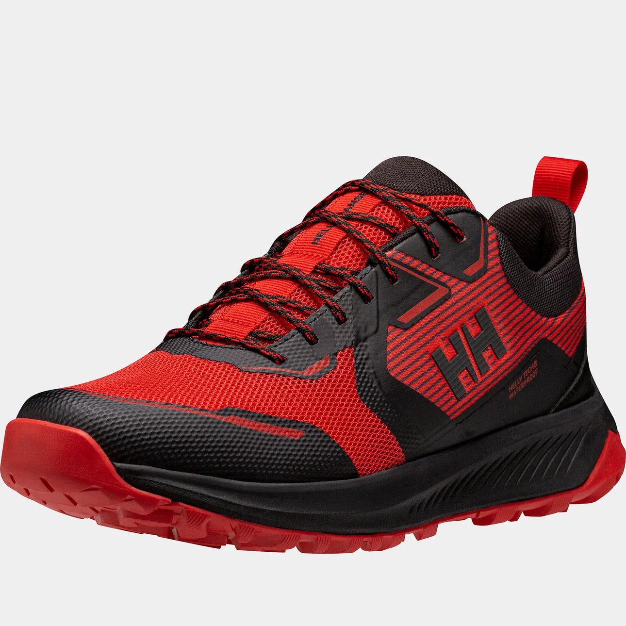 Helly Hansen Men's Gobi 2 HELLY TECH Waterproof Low-Cut Hiking Shoes - 222 ALERT RED /