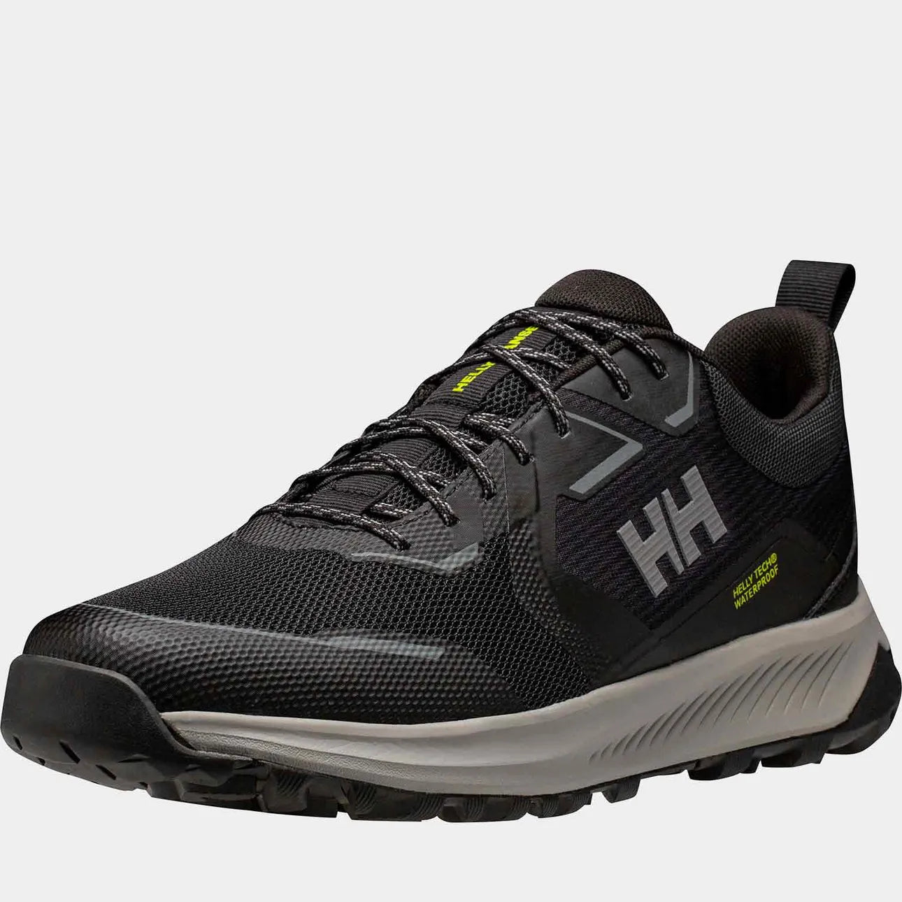 Helly Hansen Men's Gobi 2 HELLY TECH Waterproof Low-Cut Hiking Shoes - 990 BLACK / SWE