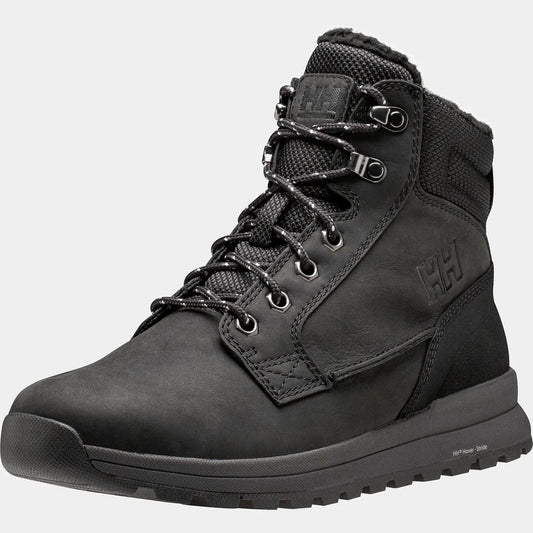 Helly Hansen Men's Kelvin Lx Waterproof Leather Boots - 990 BLACK/CHARC