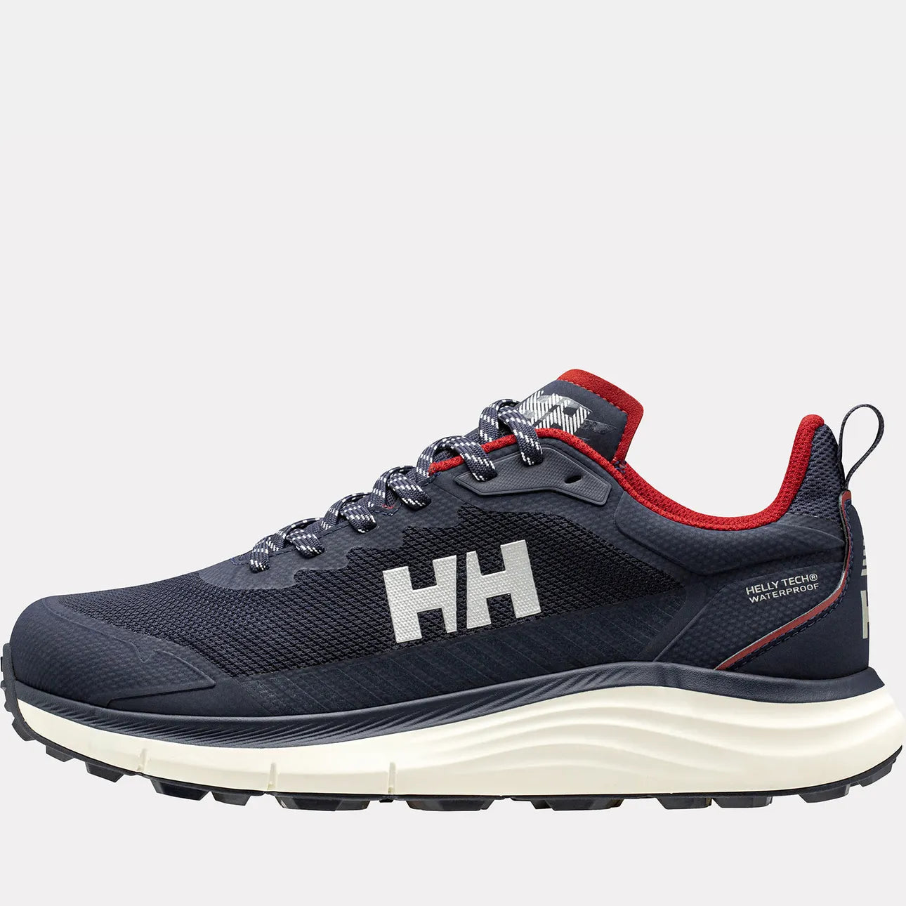 Helly Hansen Men's Stega Helly Tech WATERPROOF Hiking Shoes - 597 NAVY / SNOW