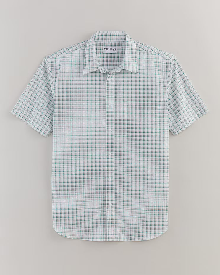 BLAIR John Blair Classics Short-Sleeve Print Shirt